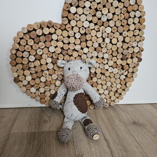 Koe met bruine vlekken